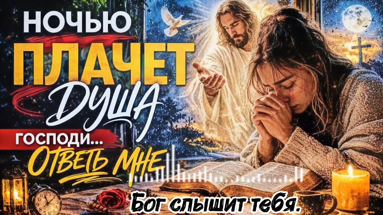 🌠Ночью плачет душа — Господи, ответь мне 🙏 Сильная 🎼христианская песня молитва | 🙏Псалом сердца