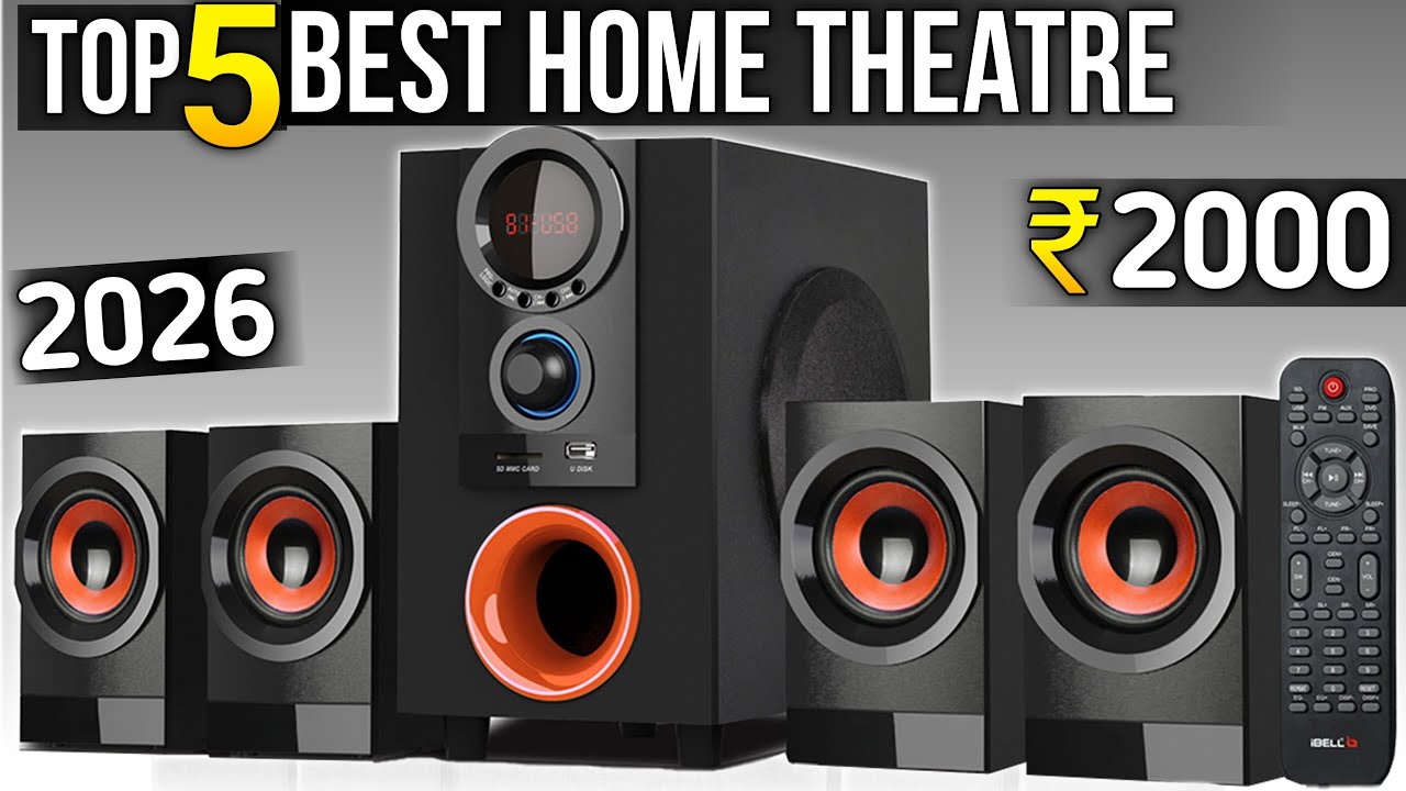 Top 5 best home theater under 2000 in india 2026 | best home theater system 2026 🔥