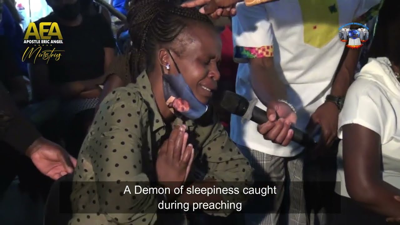 A DEMON OF SLEEPINESS CAUGHT DURING PREACHING | Apostle Eric Angel