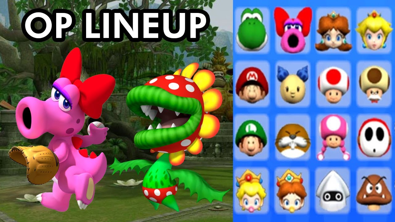 What's the BEST Possible Team in Mario Sluggers?