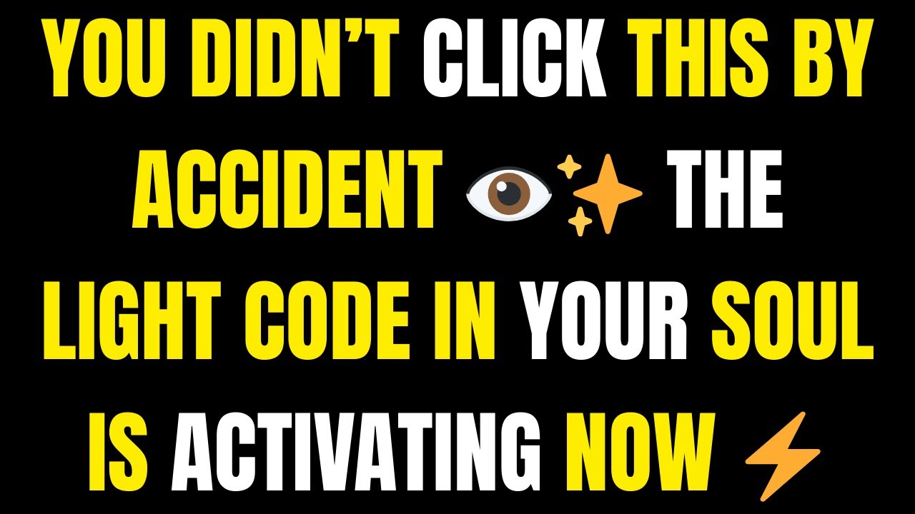 Вы нажали сюда не случайно 👁️✨ Световой код в вашей душе активируется ПРЯМО СЕЙЧАС⚡