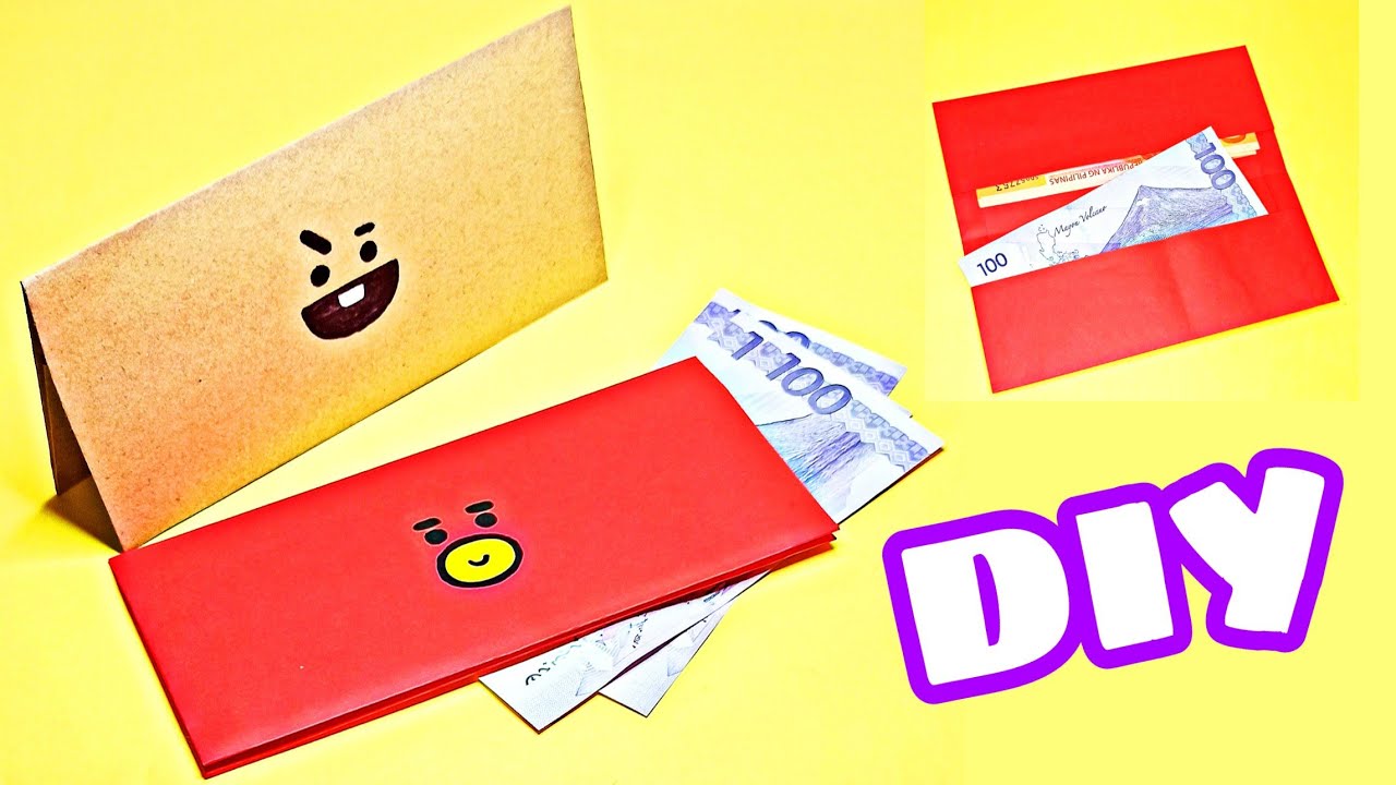 BT21 TATA & SHOOKY ORIGAMI WALLET// EASY DIY// Cute & Functional// PH ARMY🇵🇭// ARMY MayC