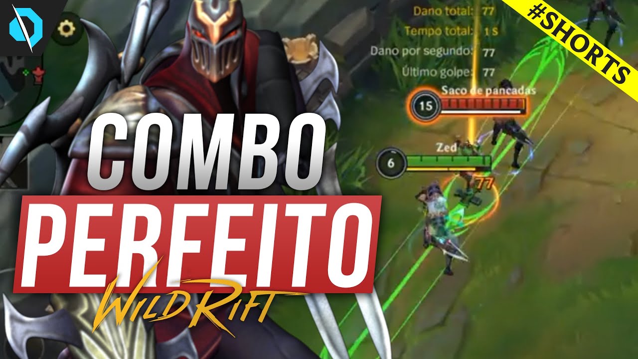 APRENDA o COMBO PERFEITO para ENGANAR INIMIGOS de Zed  #Shorts
