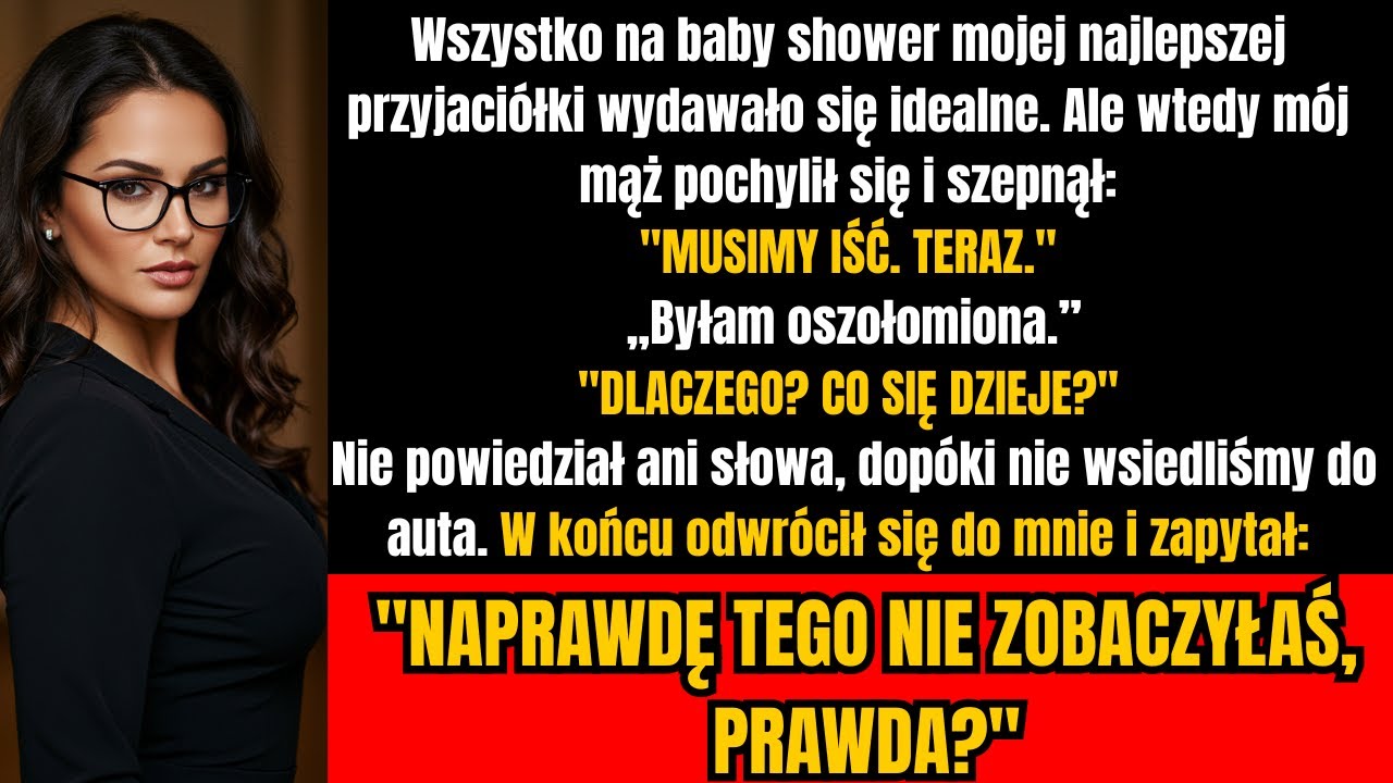 Na baby shower mojej przyjaciółki mąż szepnął: ‘wychodzimy’ — a to, co ujawnił, zniszczyło rodzinę.