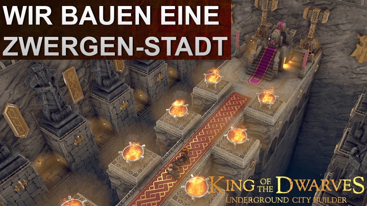 Wir bauen eine Zwergen Stadt! | King of the Dwarves Underground City Builder