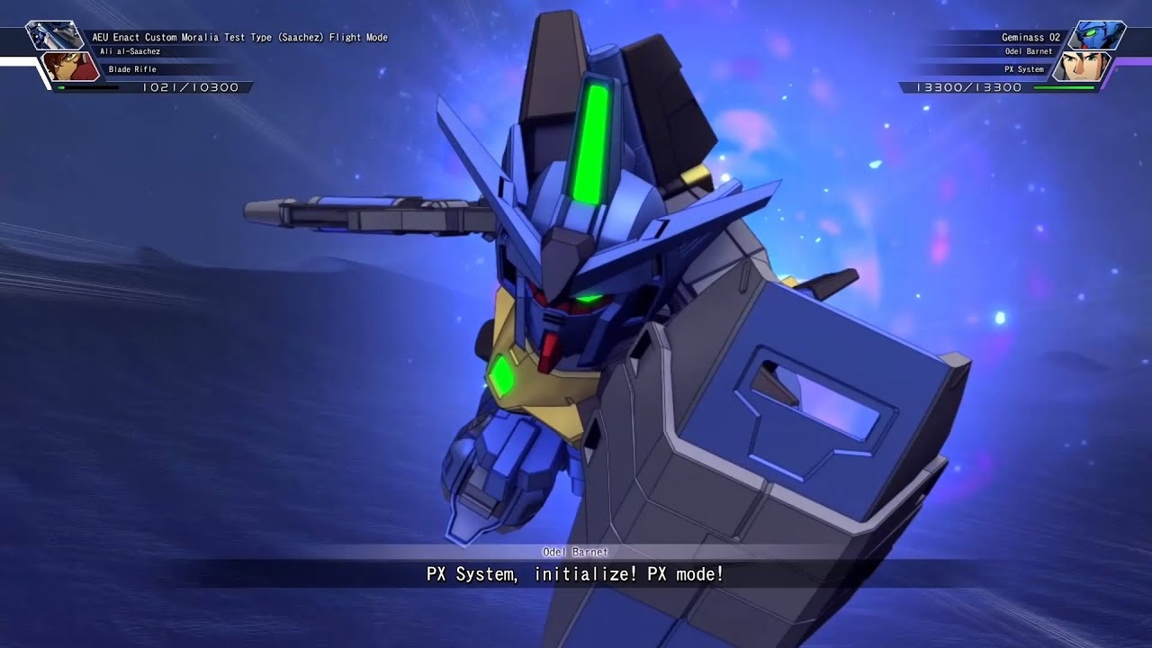 SD Gundam G Gen Cross Rays - OZX-GU02A Gundam Geminass 02 (Odel Bernett) (Dual Story: G-Unit)