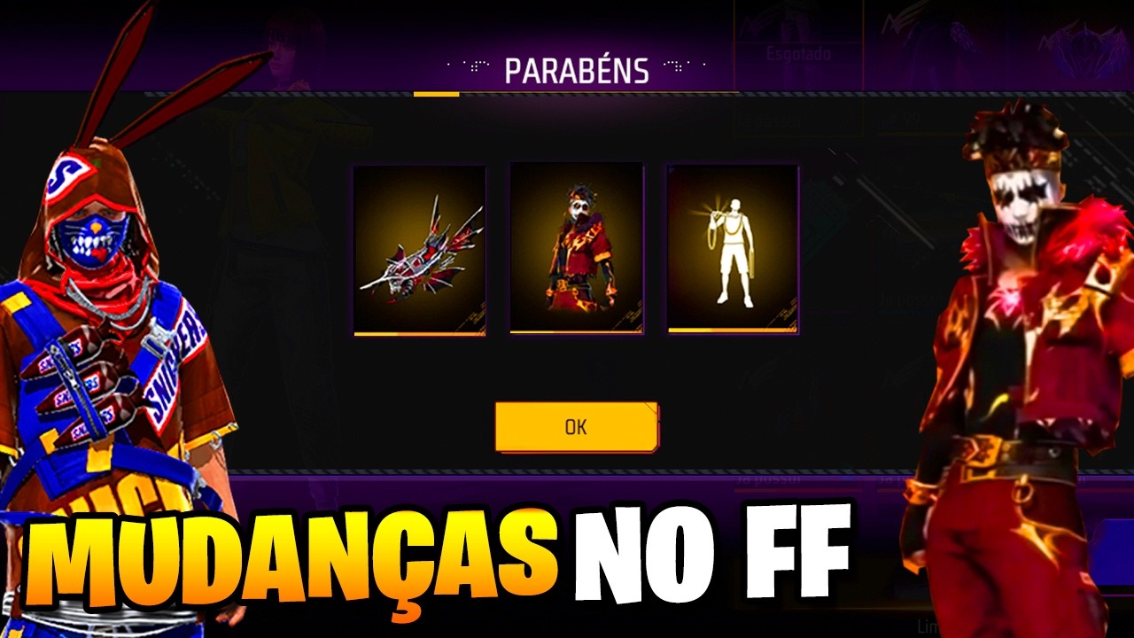 É AMANHÃ! PEGUE A NOVA SKIN, MUDANÇA NO PASSE E NAS CAIXAS, CODIGUIN FF 2026, NOVIDADES FREE FIRE