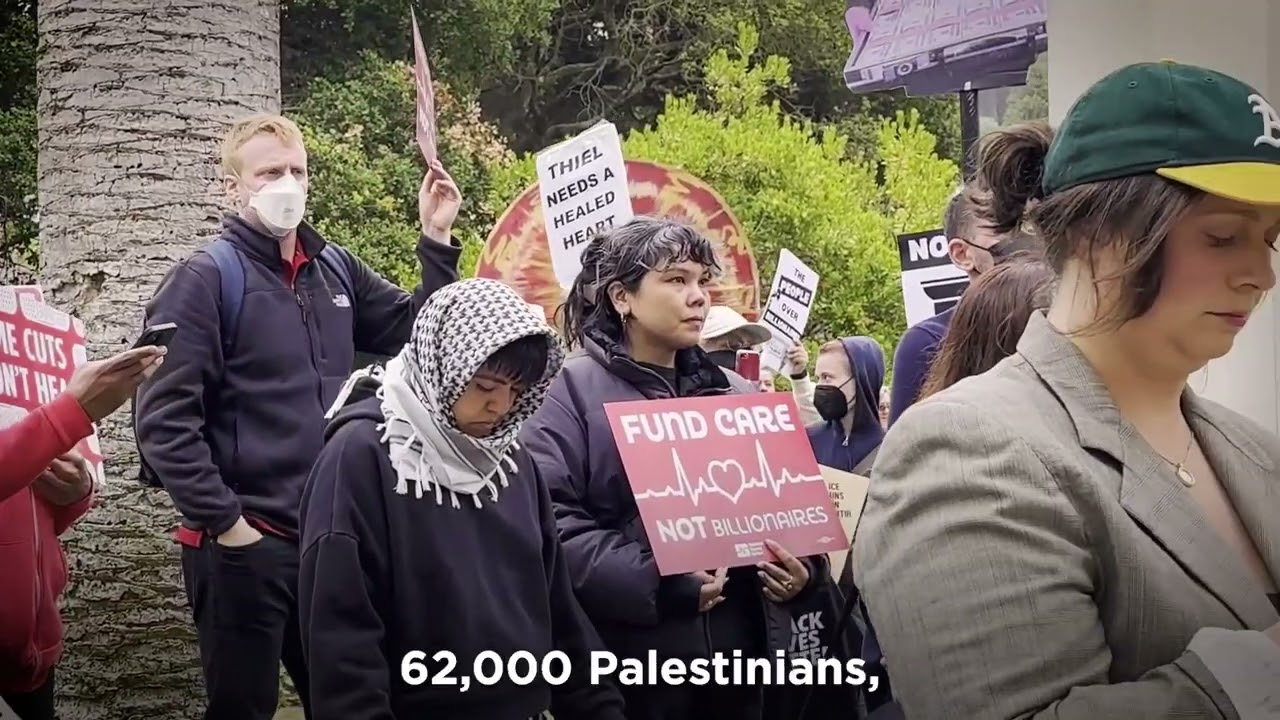 Nurses stand with patients, not billionaires (captioned)