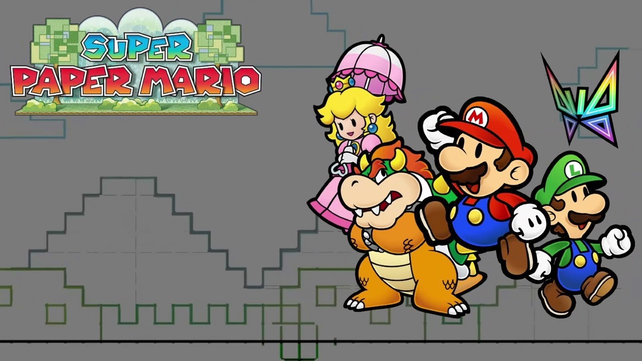 Introducing The Bitlands - Super Paper Mario (Slowed Down)