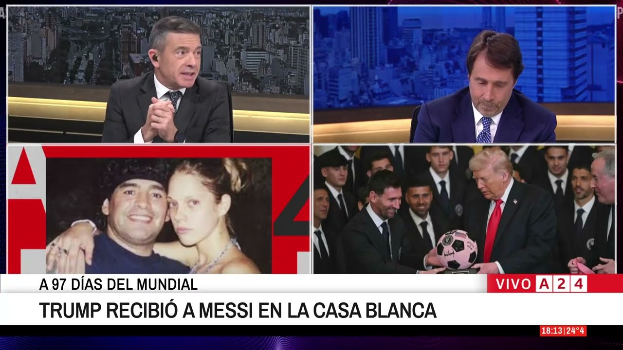 🔴 DONALD TRUMP RECIBIÓ A LIONEL MESSI EN LA CASA BLANCA