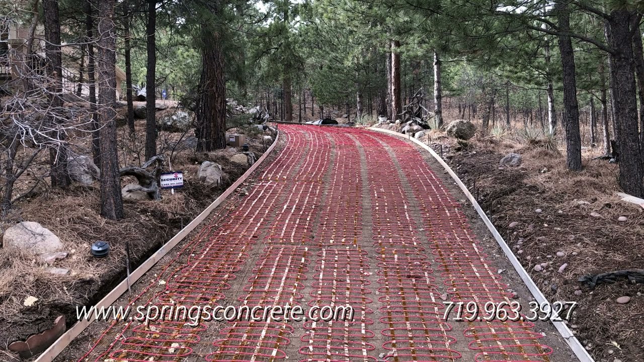 Heated Driveway FAQ Colorado Springs, Castle Rock, Denver | Springs Concrete 🔥