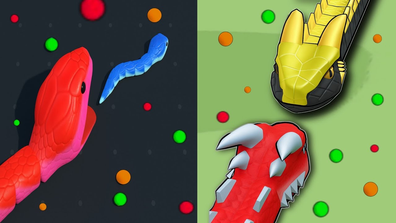 Snake Clash.io vs Snake Hero - Ultimate Battle | Which Snake Game is Best? #gamingvideos 