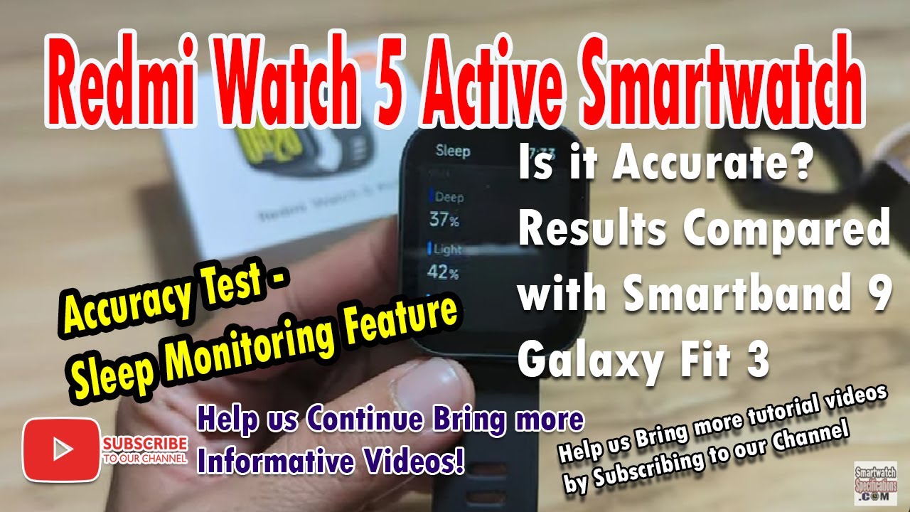 Redmi Watch 5 Active Accuracy Test - Sleep Monitoring Feature