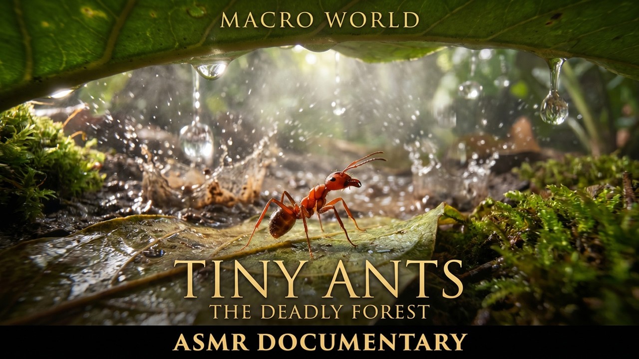 How Tiny Ants Survive the Deadly Forest (Macro ASMR Documentary)