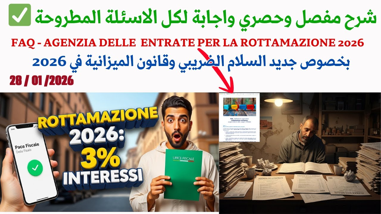 شرح مفصل وحصري واجابة لكل الاسئلة المطروحة ✅ بخصوص جديد السلام الضريبي وقانون الميزانية في 2026