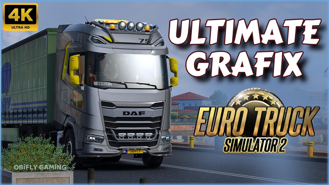 ETS2 | Chios Island Greece | 4K UHD Ultimate graphics mod and Snowy moon v2