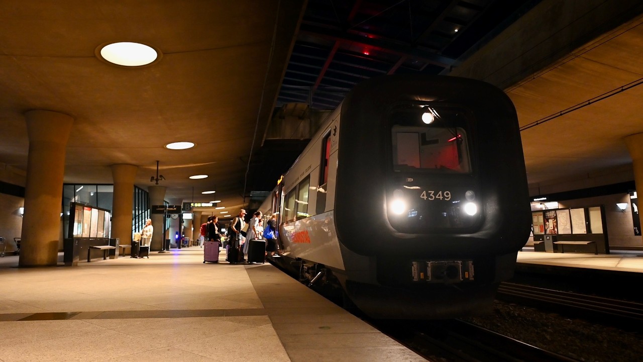 Trains at Copenhagen Airport