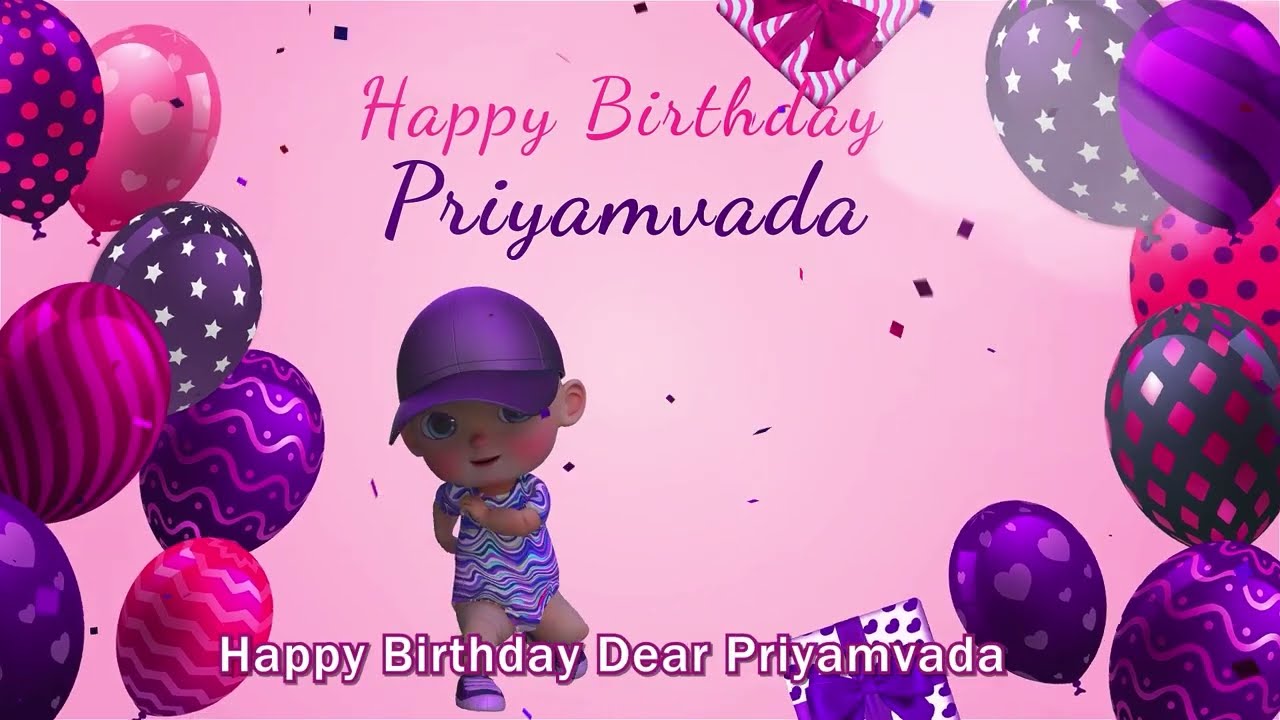 Happy Birthday Priyamvada | Priyamvada Happy Birthday Song | Priyamvada