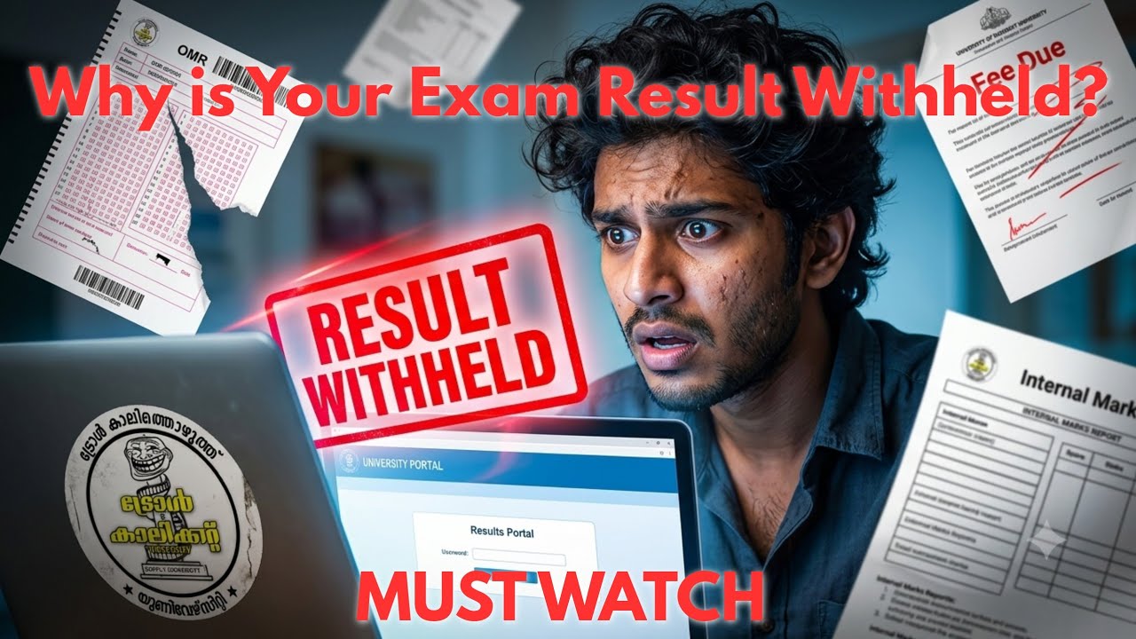 Why is Your Exam Result Withheld? | calicut university | #calicutuniversity  #fyugp 