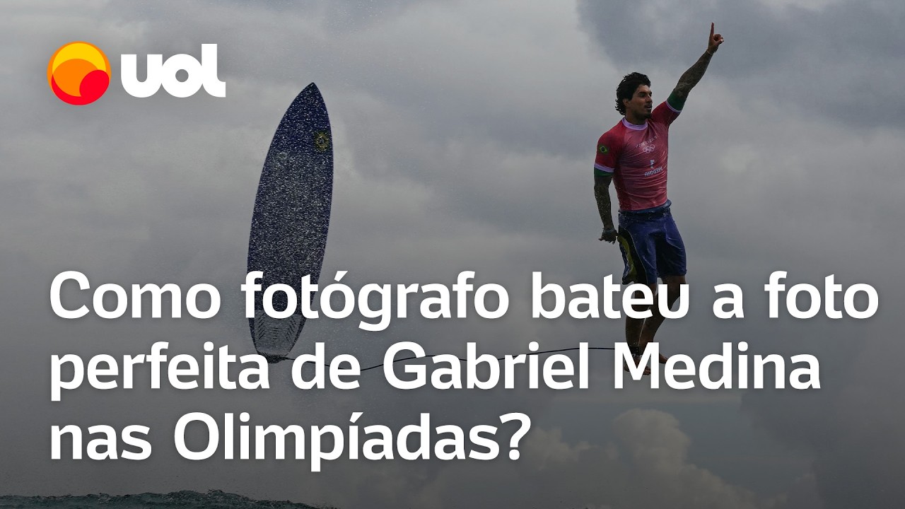 Medina nas Olimpíadas: como fotógrafo capturou a foto perfeita do brasileiro 'voando' sobre o mar