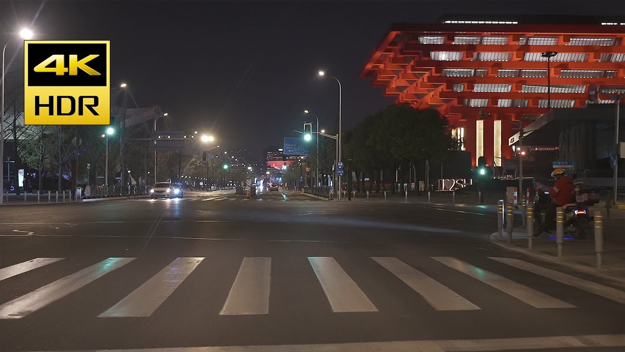 【4K HDR】【01Apr 2025】Shanghai Downtown Dark  Driving Adventure.