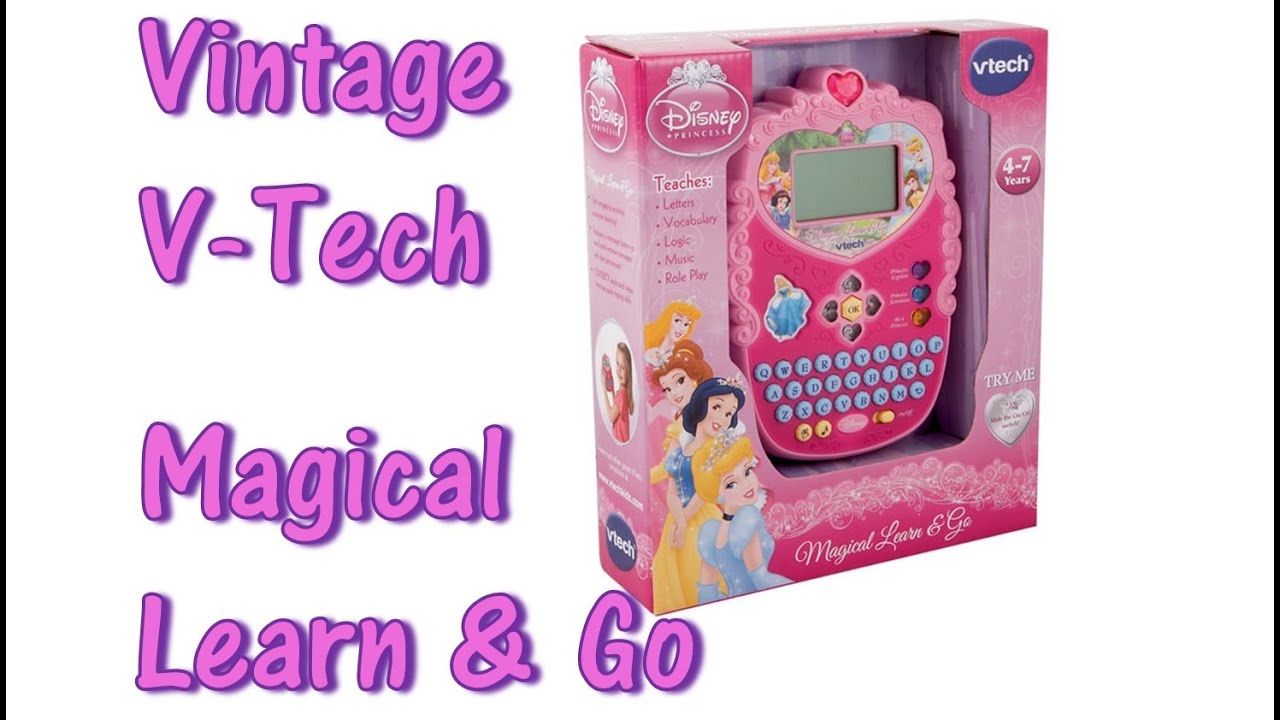 Vintage Disney V-Tech Magical Learn & Go Toy