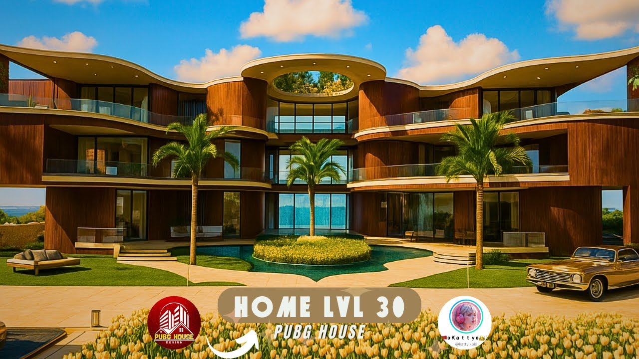 A Totally New Design for Level 30 | Home with a Unique Style for the First Time!pubg home