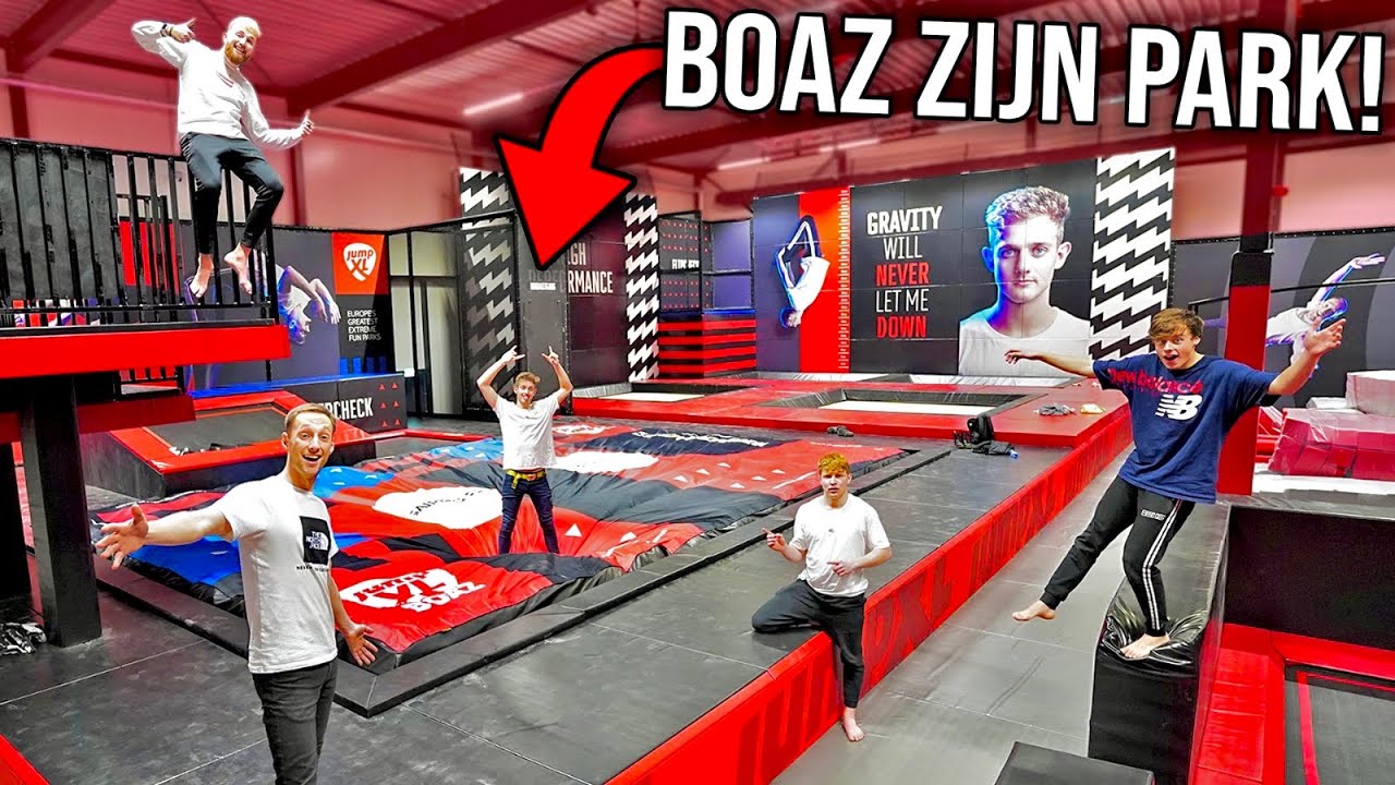 ZOOITJE ONGEREGELD TEST BOAZ ZIJN TRAMPOLINEPARK!