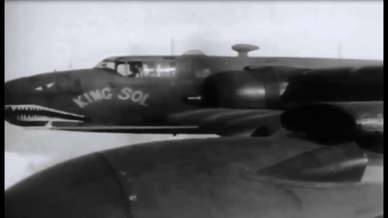Warpath Across the Pacific - B-25 Combat Footage - 1943