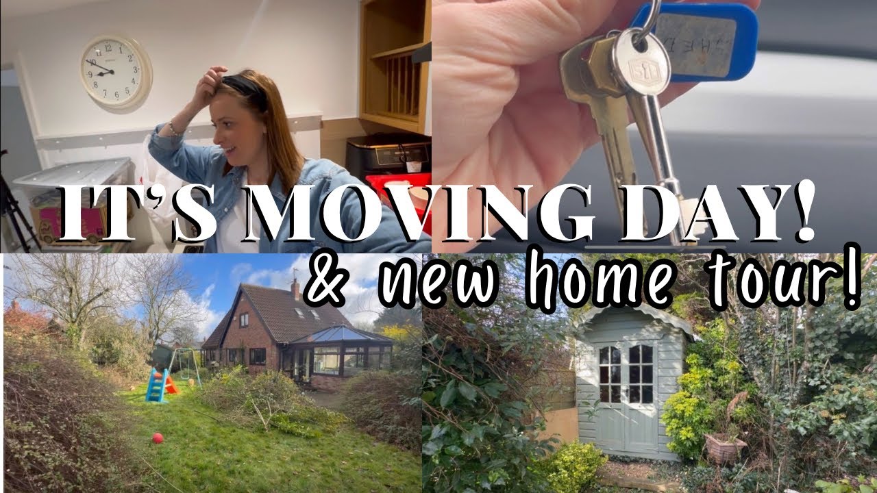 ITS MOVING DAY! New Home Tour of our New Family Home, Moving Home UK.