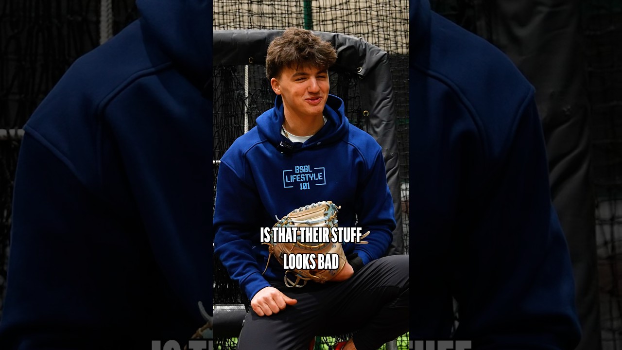 How Caden Borcherding prepares for different types of pitchers 🙌 #baseball