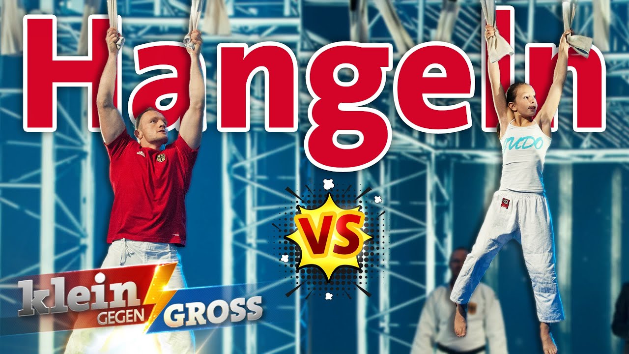 Wer kann l&auml;nger hangeln? Anna (11) vs. Judo-Olympiasieger | Klein gegen Gro&szlig;