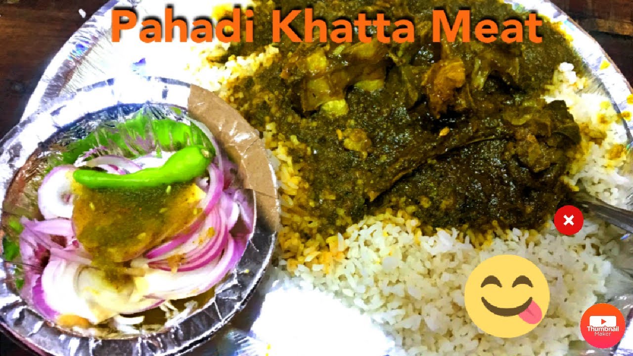 Kangri khatta meat I 44 years old Kangri Dhaba| Himachali cuisine I Kangra food exploration