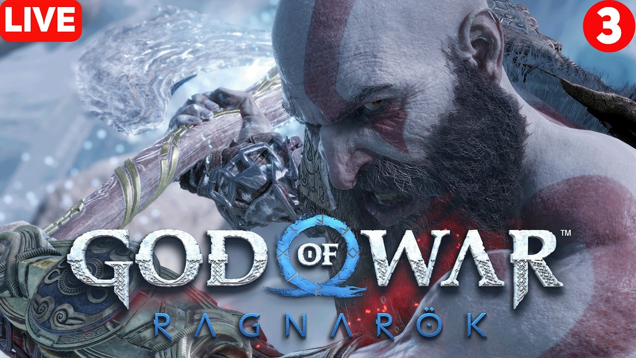 🔴LIVE GOD OF WAR RAGNAROK | Give Me No Mercy | First Time Play #3 #godofwarragnarok  #live