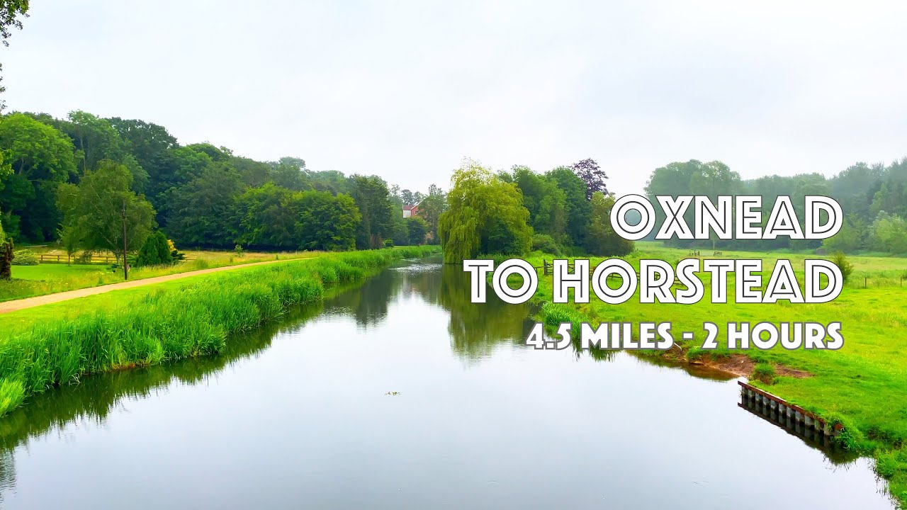 Oxnead to Horstead Paddle board, Kayak & Canoe Route (River Bure).