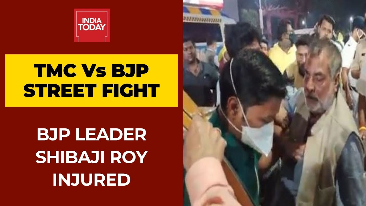 BJP Leader Shibaji Roy Injured In Attack Amid Clashes Between BJP-TMC Workers In Kolkata