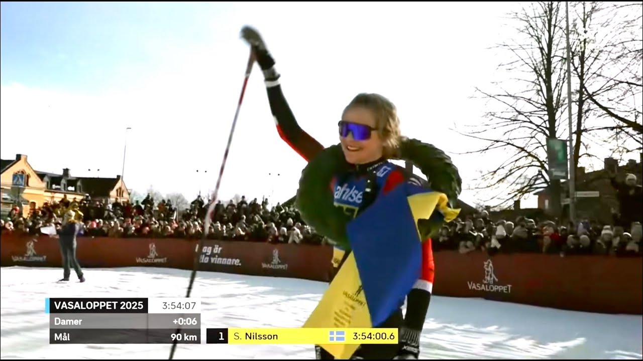 Stina Nilsson vinner Vasaloppet 2025