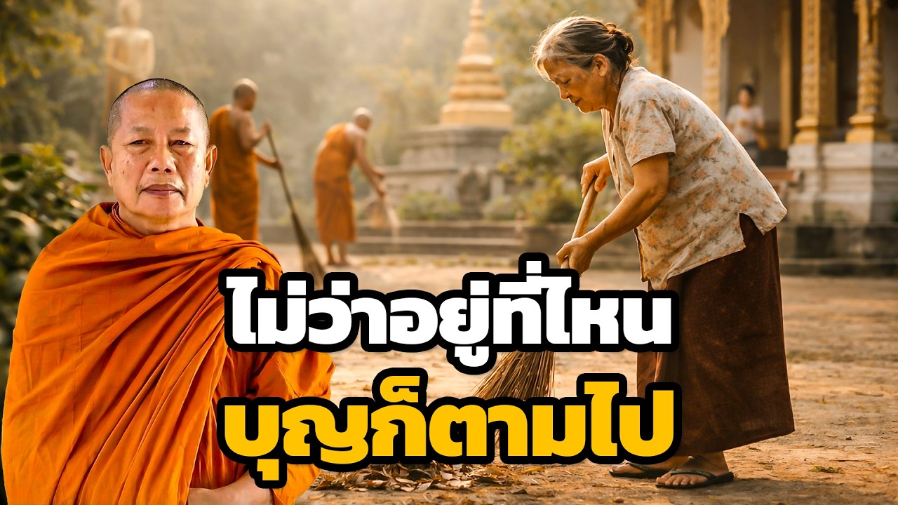 ผลบุญตามคุ้มครองเสมอ ธรรมะคลายทุกข์ พระมหาบุญช่วย ปัญญาวชิโร