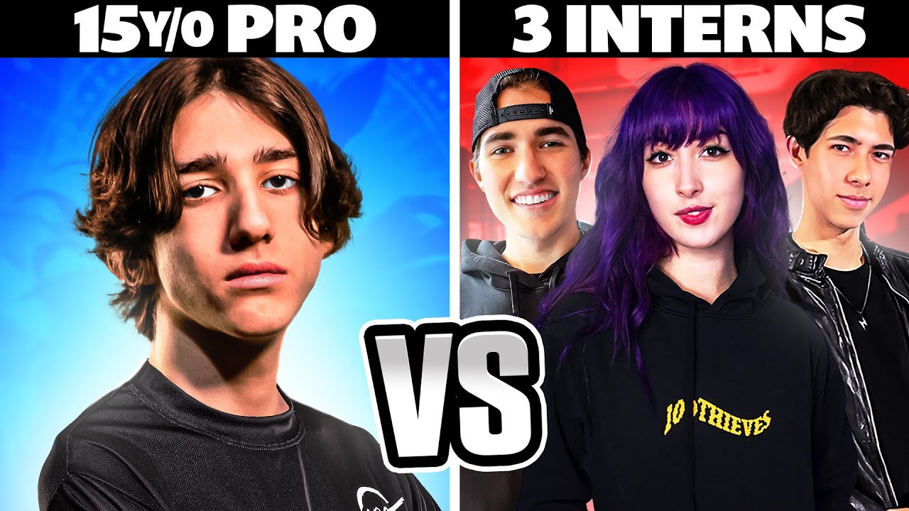 15yr Old Prodigy vs 3 Interns: Impossible LoL Challenge