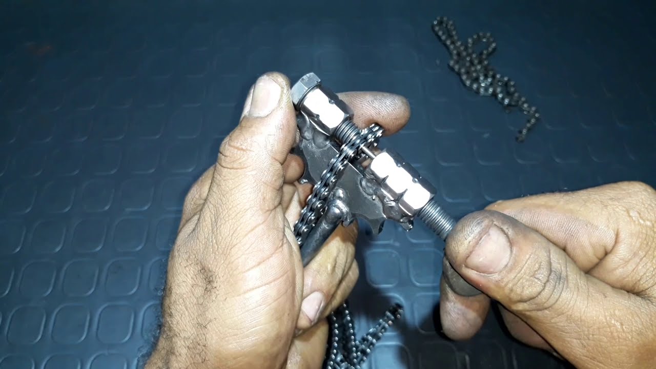 Como Fazer Extrator de Corrente de Comando de Motos. ferramenta caseira