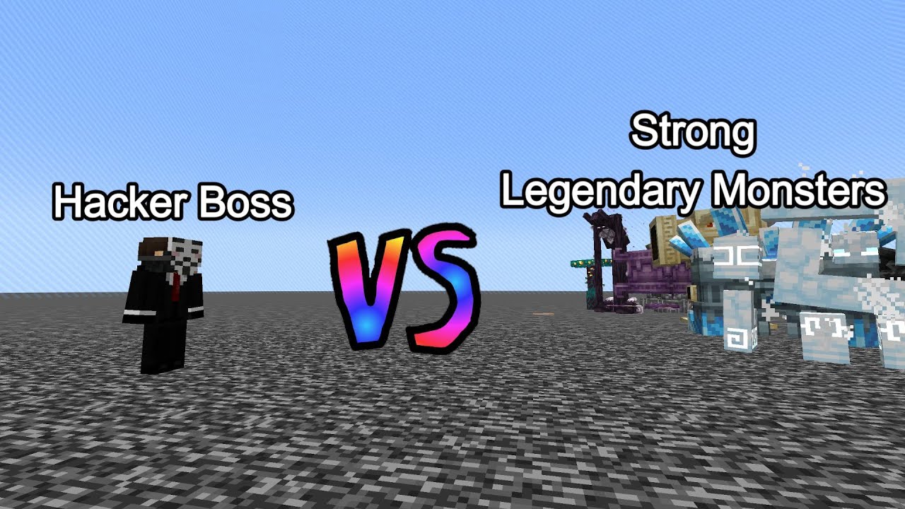 Hacker Boss vs Strong Legendary Monsters | Minecraft  Mob Battle