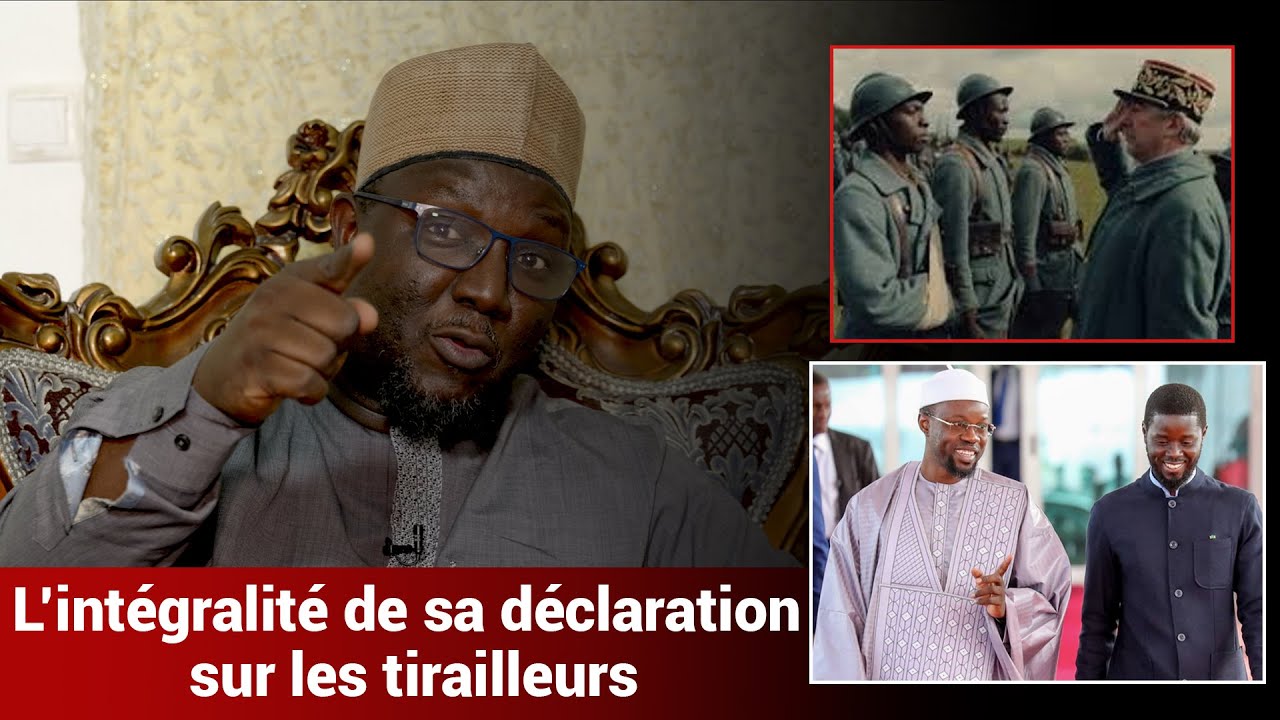 L'intégralité de la déclaration de Pr Cheikh Oumar DIAGNE MABA sur les Tirailleurs Sénégalais qui