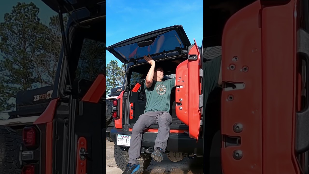 Bronco top removal solo 