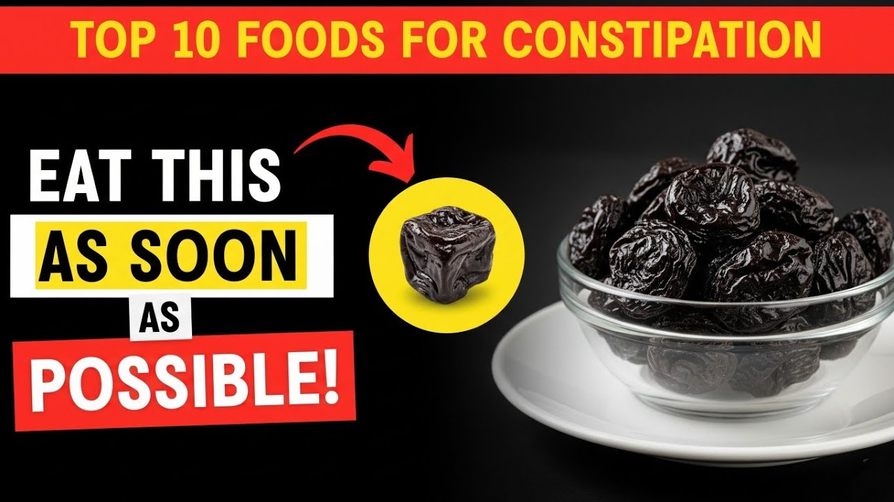 Best Foods for CONSTIPATION RELIEF