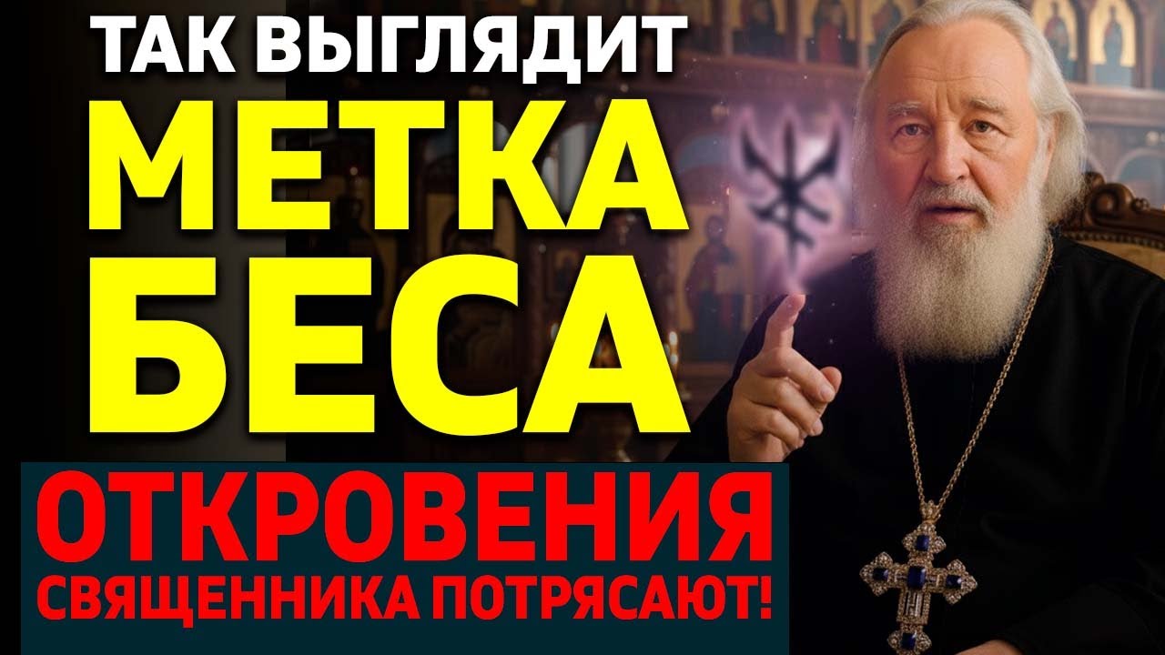 Враг ставит на вас МЕТКУ! Вот признак, что вас прокляли или сглазили! Священник открывает правду!
