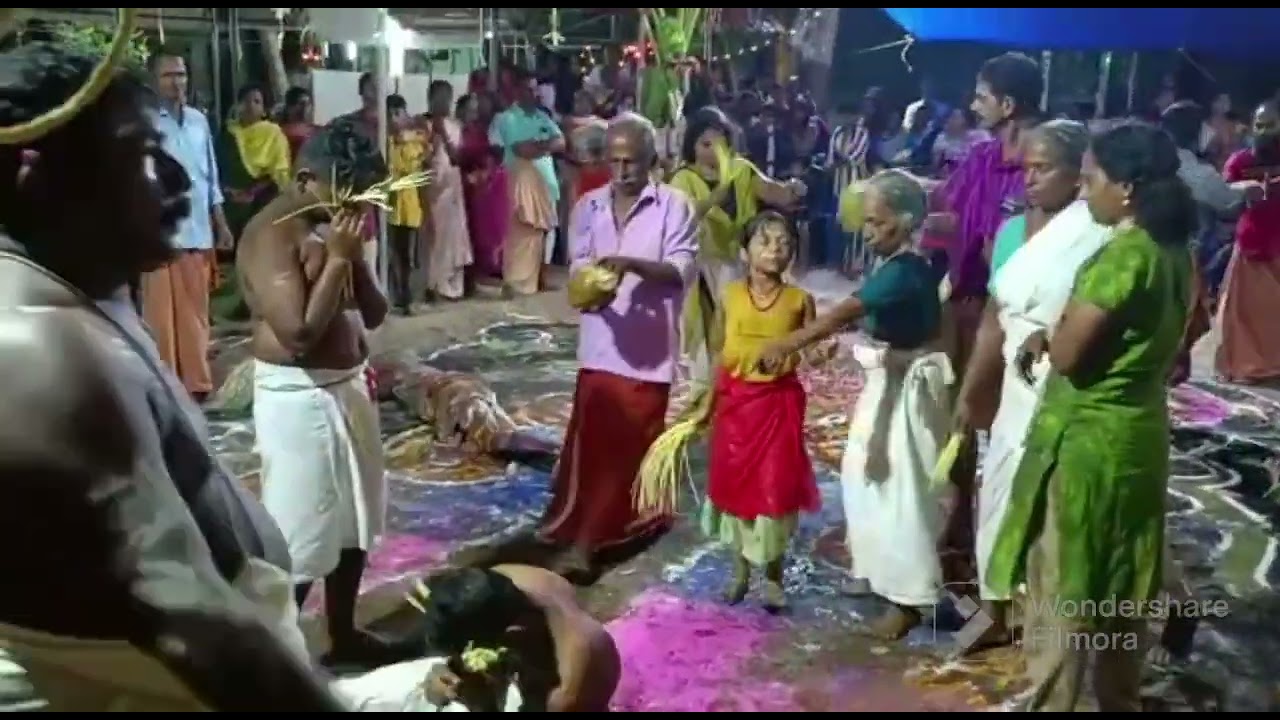 Thayyil Family temple(sarpam Thullal)part 1