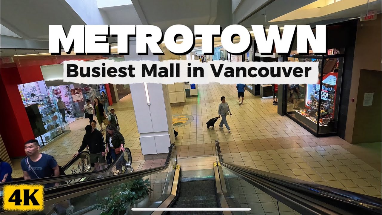 [4K]METROPOLIS  at Metrotown Summer Walking Tour 2025-The Most Visited Mall in Vancouver,BC,Canada 