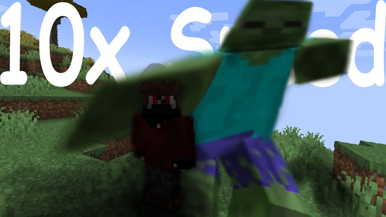 Minecraft, but the Tick-speed is 10 TIMES FASTER.