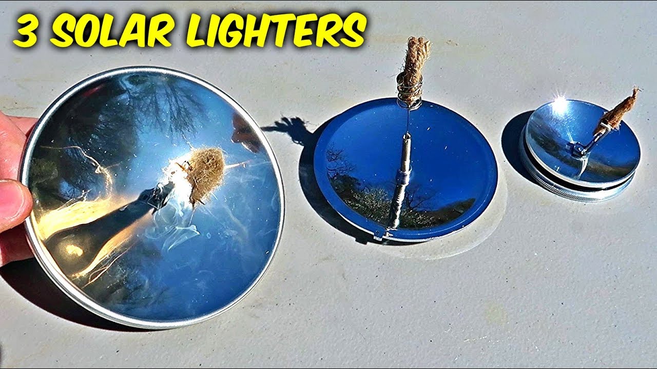 3 Solar Survival Lighters
