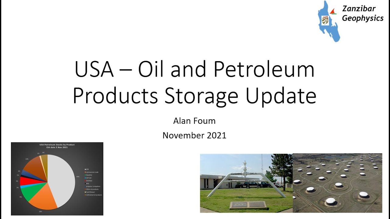 США &ndash; Обновленная информация о хранении нефти и нефтепродуктов, ноябрь 2021 г.
